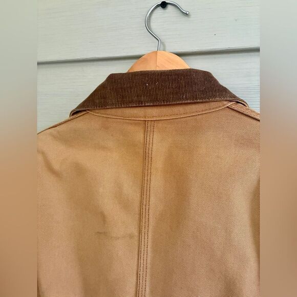 CARHARTT 90s vintage chore coat duck canvas blanket lined Detroit jacket work - Picture 5 of 16